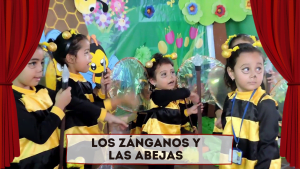 Obra corta de teatro Los zánganos y las abejas