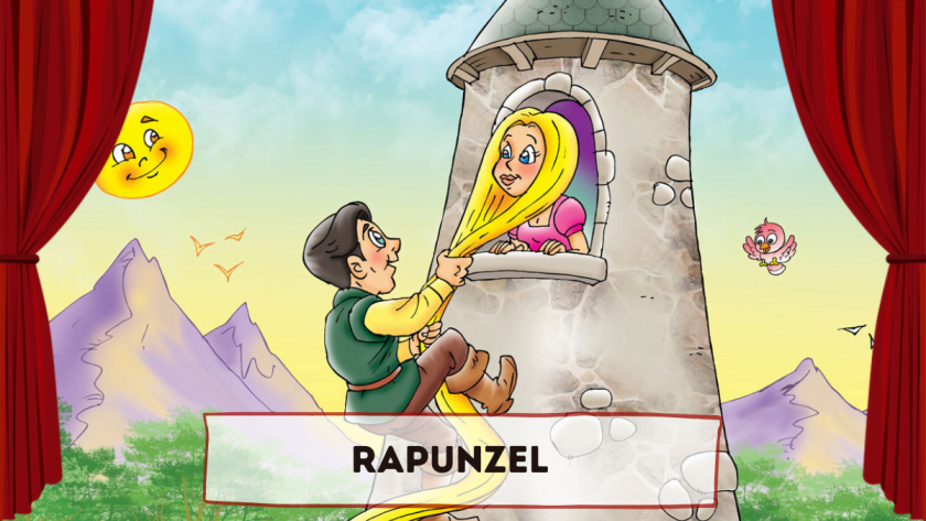 Obra de teatro corta Rapunzel para 6 personajes