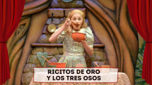 Obra de teatro corta de Ricitos de Oro y los tres osos